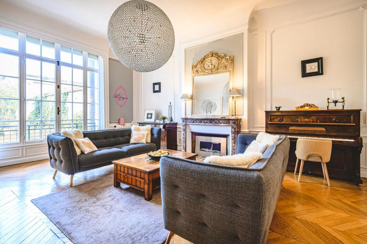 Ferienwohnung The Gorgeous Hyper Center Private Garden Reims Exterior foto