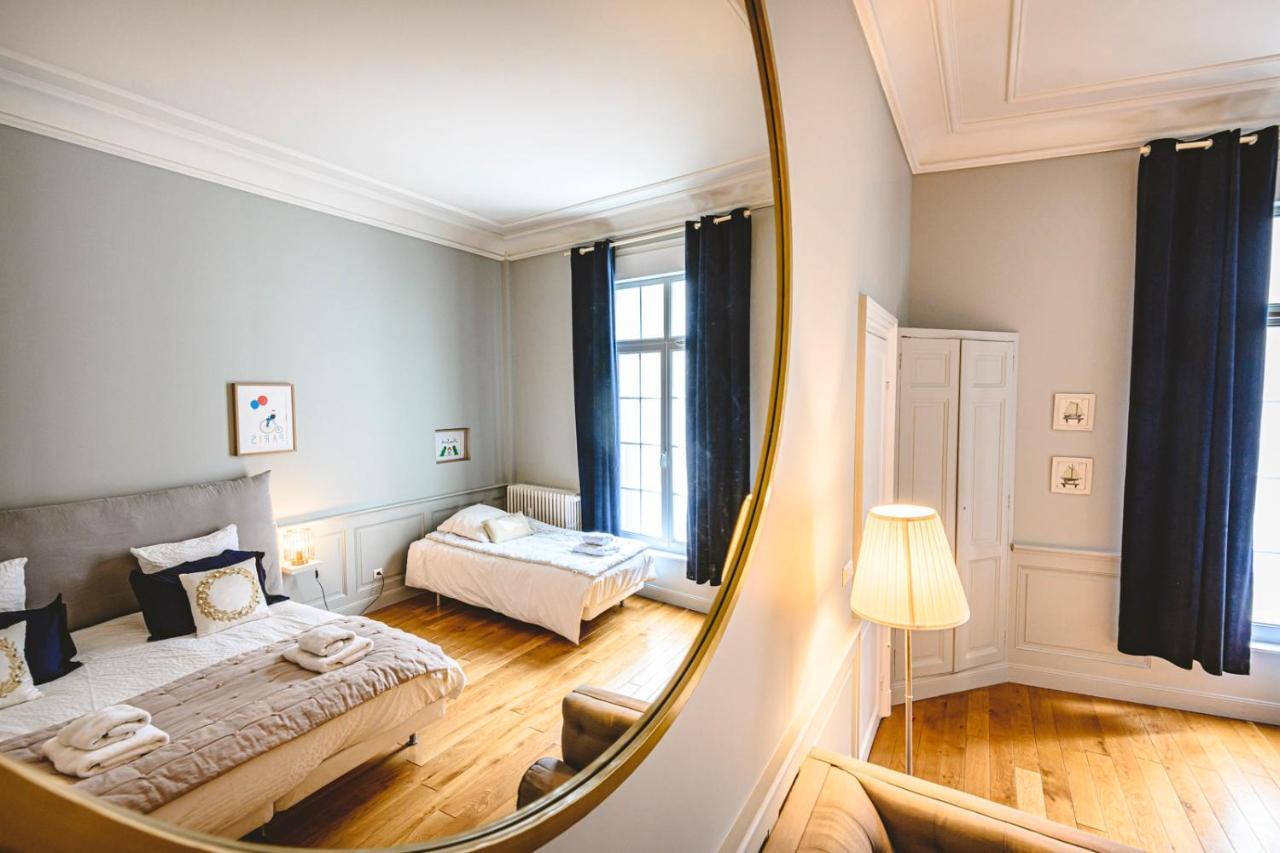 Ferienwohnung The Gorgeous Hyper Center Private Garden Reims Exterior foto